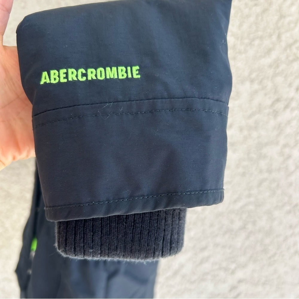 Abercrombie & Fitch Blue Ski Jacket with High Collar and Hood - Picture 3 of 11